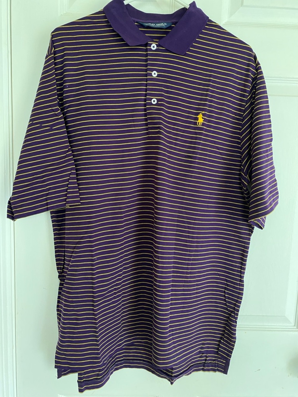 NWOT Polo Golf Ralph Lauren Men's Short Sleeve Shirt Large 100% Cotton